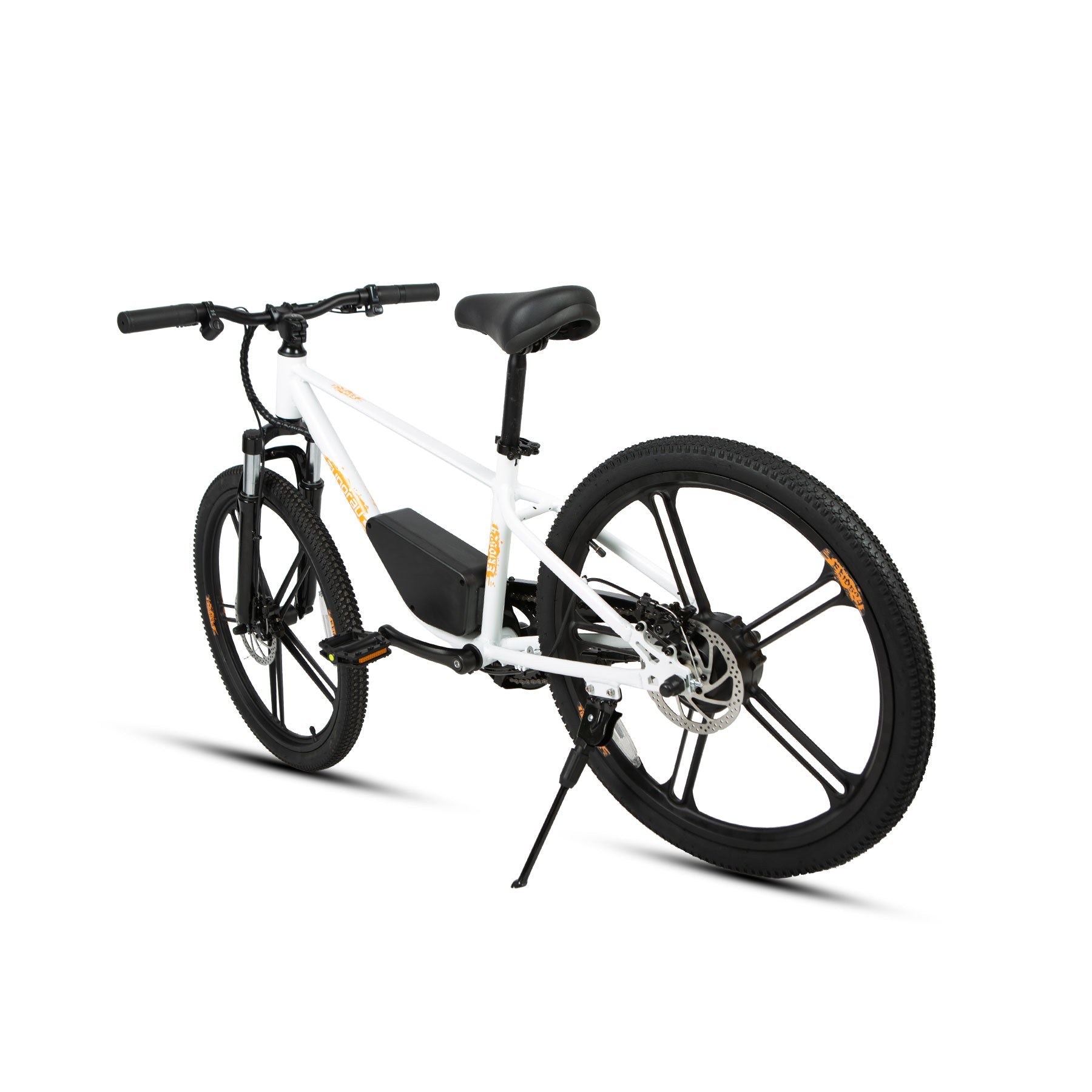 24V electric bike EKIDS featuring a sleek design and rear hub motor, ideal for urban commuting.