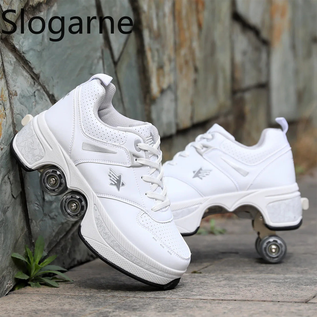 Women 4 Wheels Roller Skates Shoes