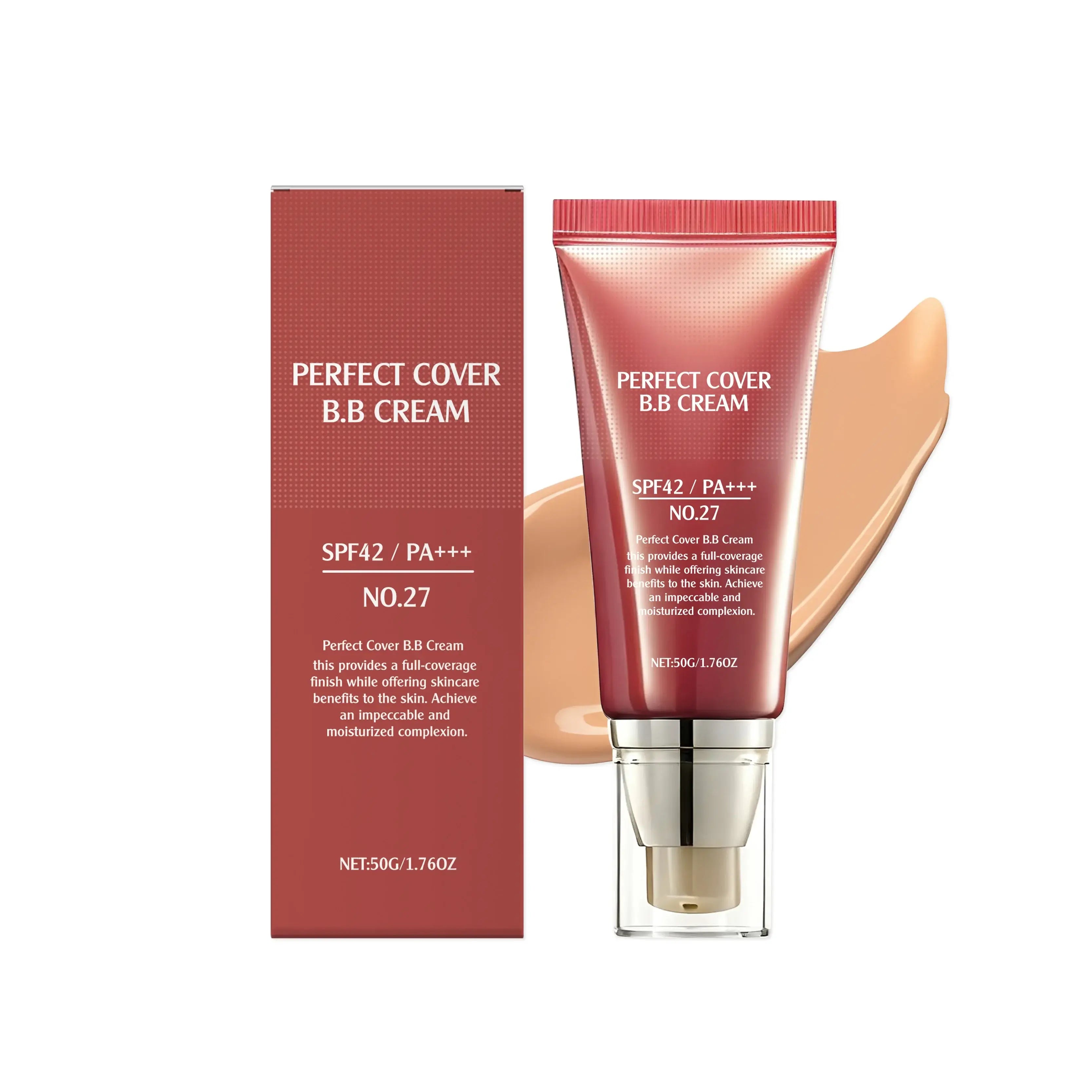 brightening concealer BB cream in tube with packaging, perfect for a flawless complexion and skincare benefits.