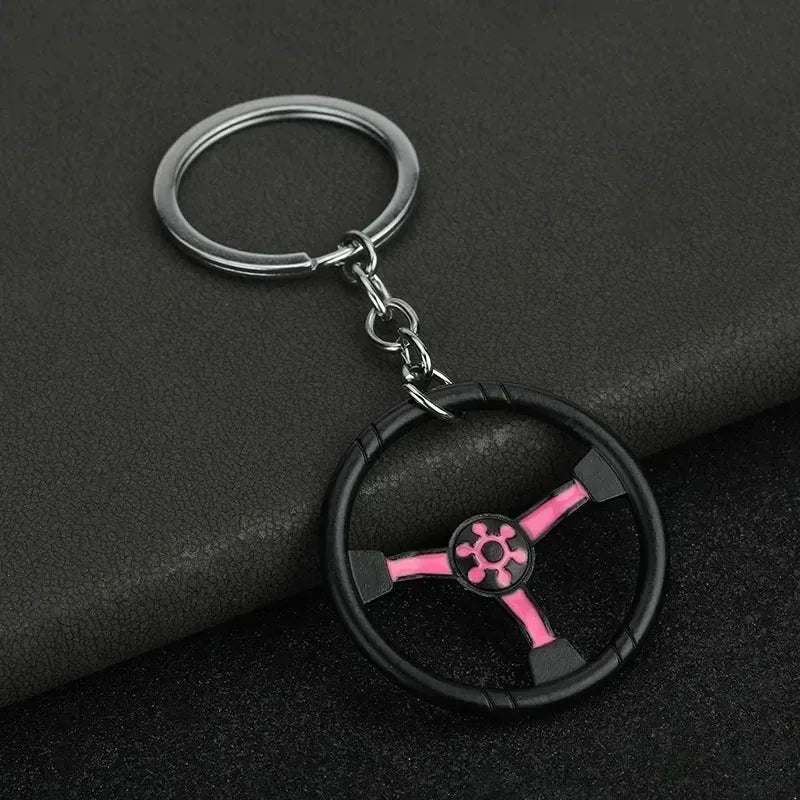 Creative Mini Auto Parts Car Wheel Keychain