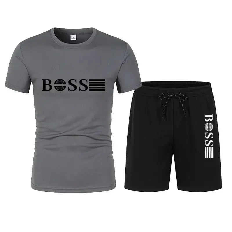 Boss t-shirt and shorts set