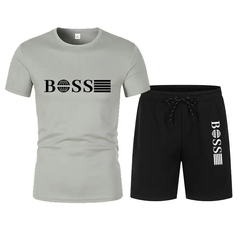 Boss t-shirt and shorts set