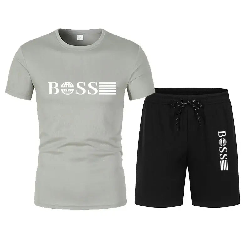Boss t-shirt and shorts set