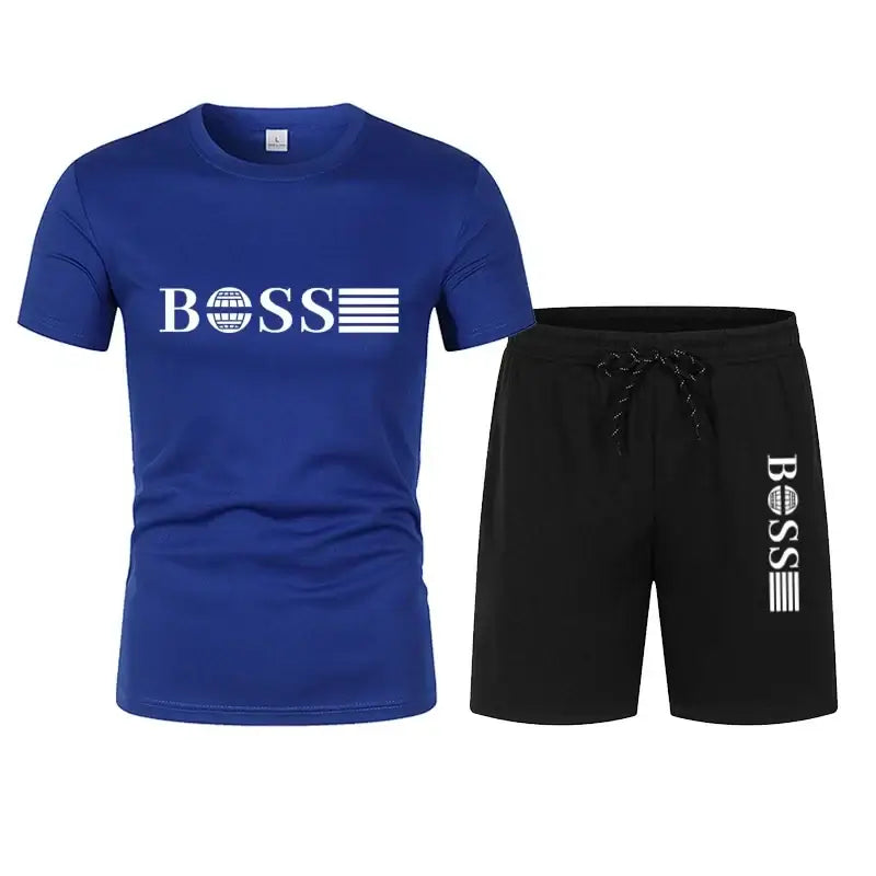 Boss t-shirt and shorts set