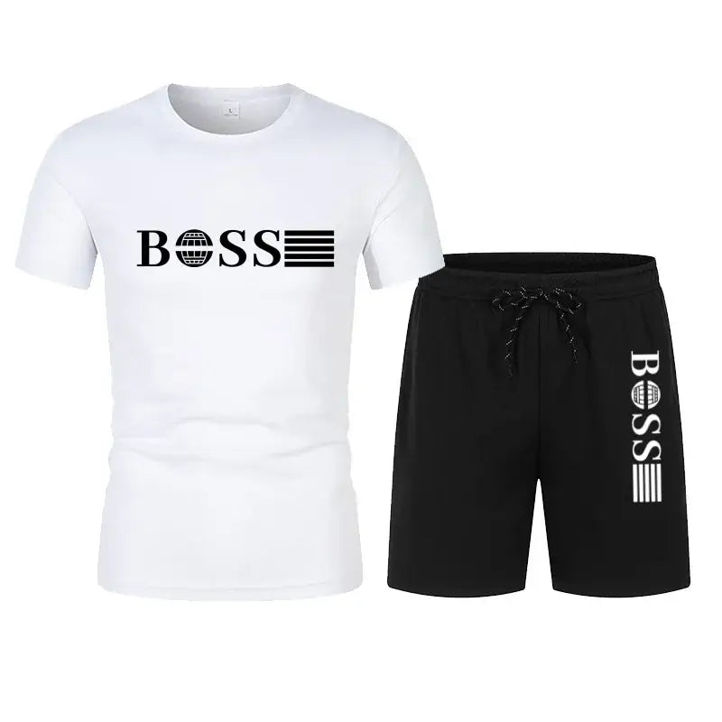 Boss t-shirt and shorts set