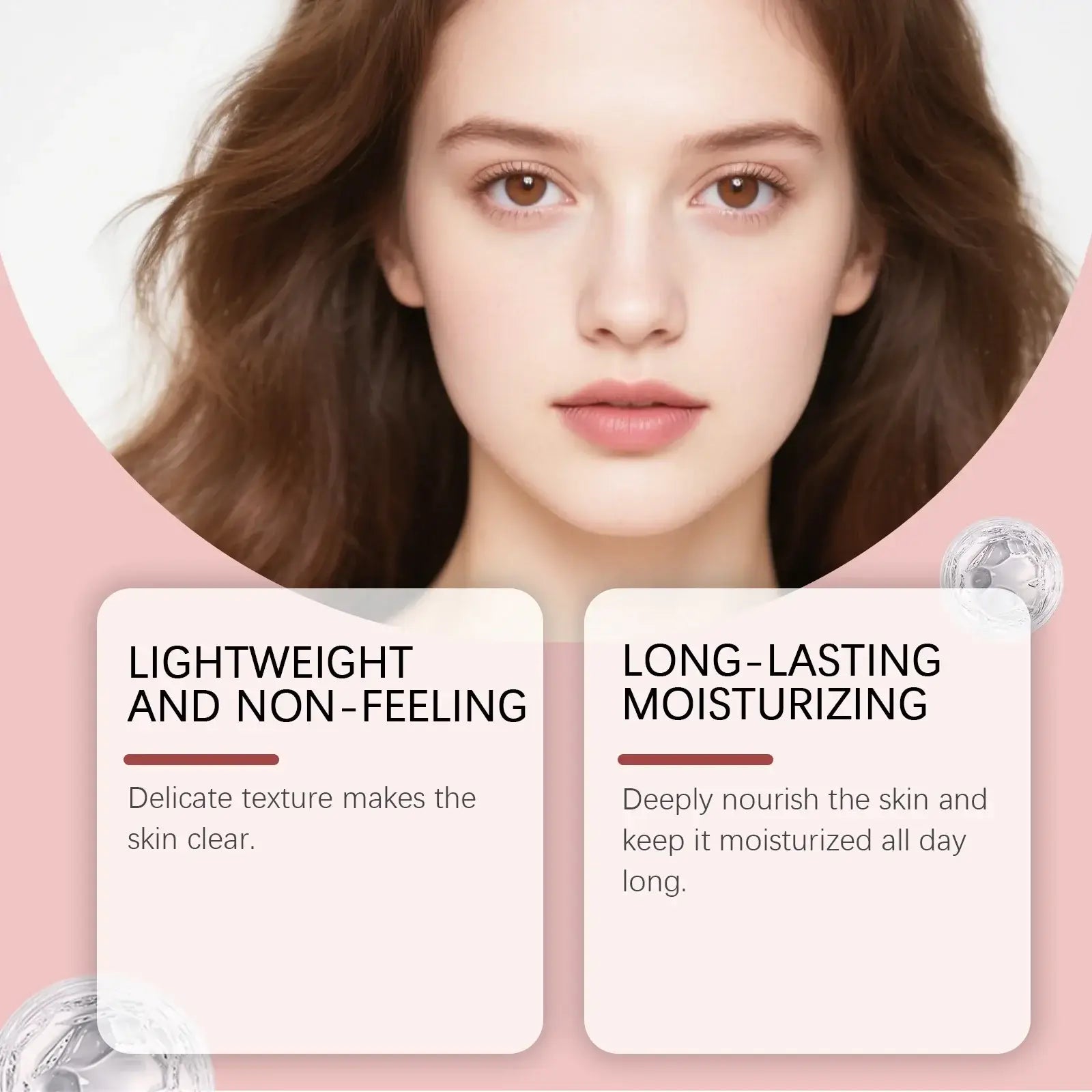 brightening concealer BB cream promoting lightweight and non-feeling texture for a clear, moisturized complexion.
