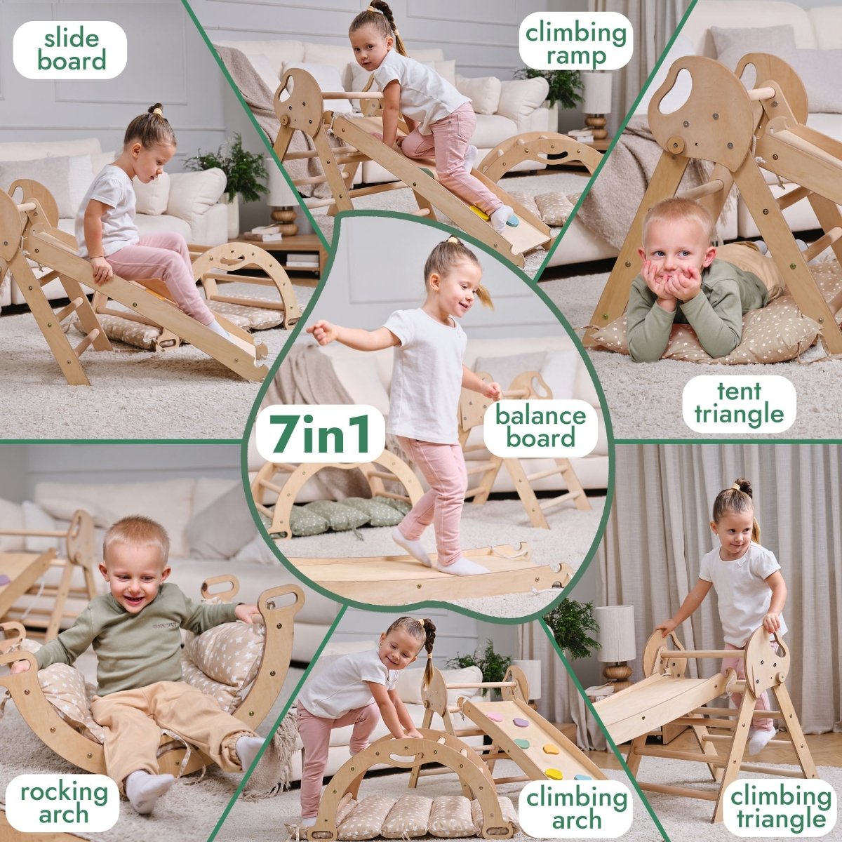 4in1 Montessori Climbing Set